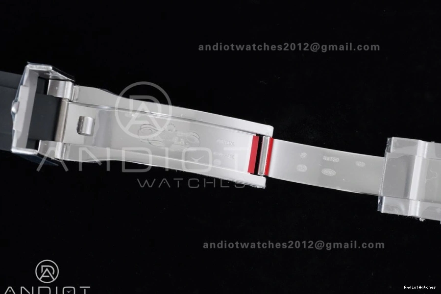 Diamonds SoftTouch Oysterflex Dial Strap Silver 816 Black (Weighted) VS4131 on 1:1 Best V2 126519 VSF Daytona Edition 1103